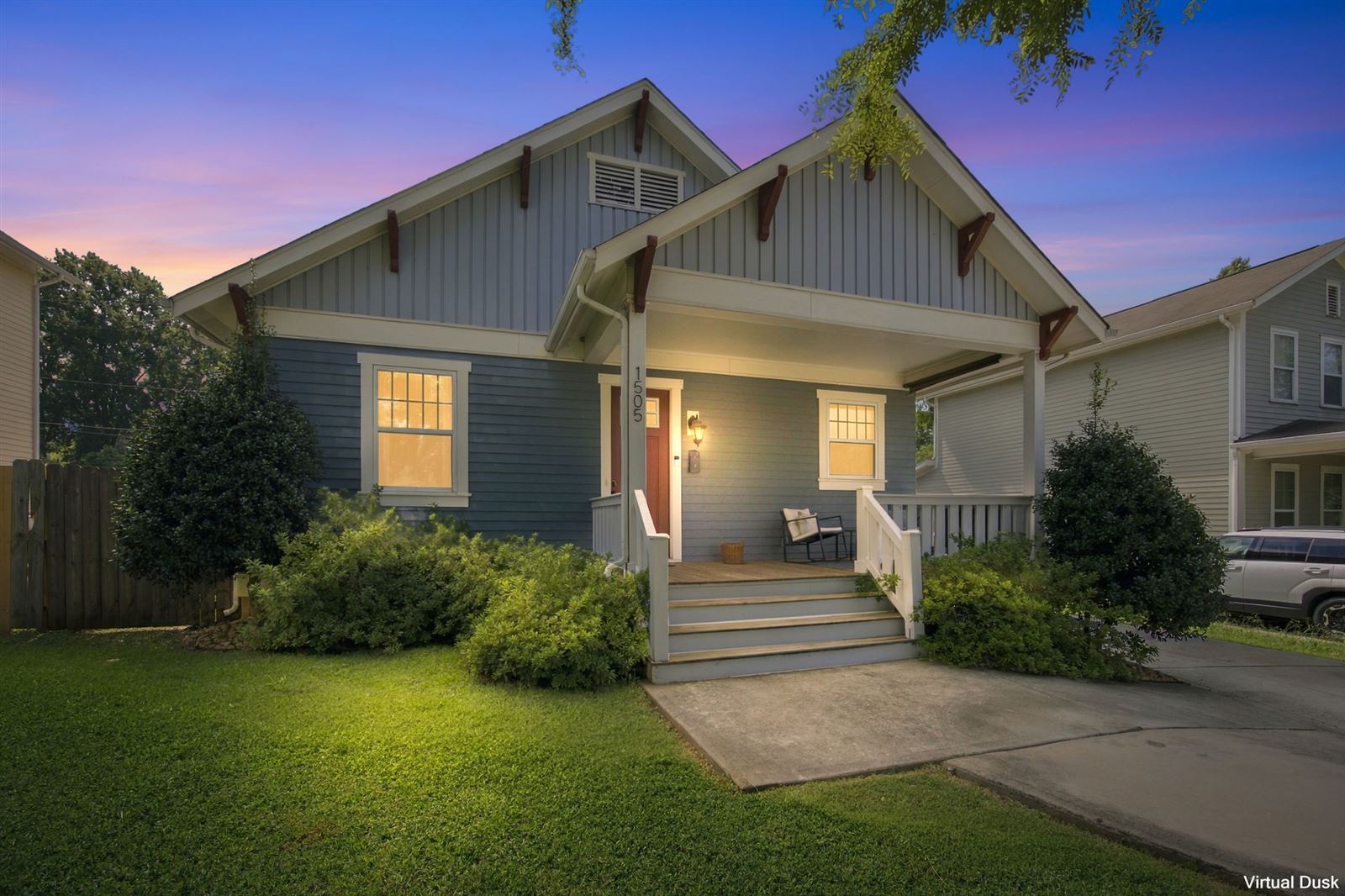 1505 Norris Ave at dusk