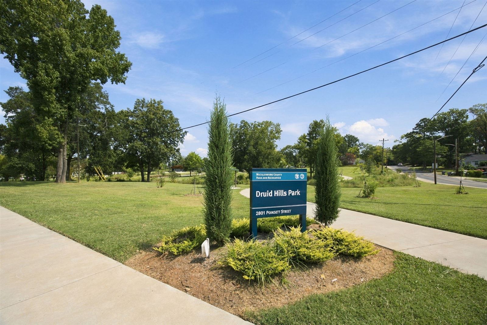 Druid Hills Park, just down the street
