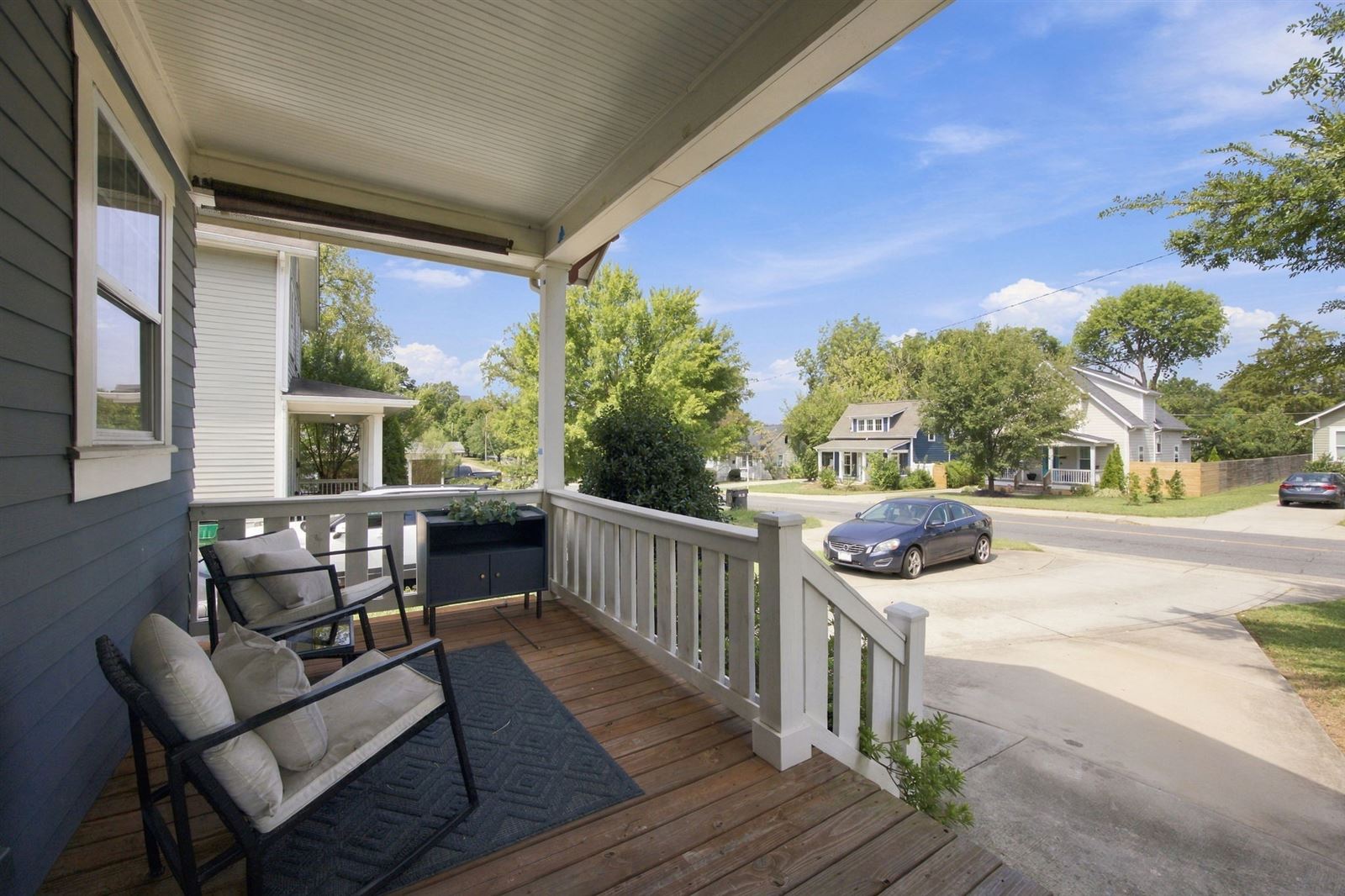 Covered front porch