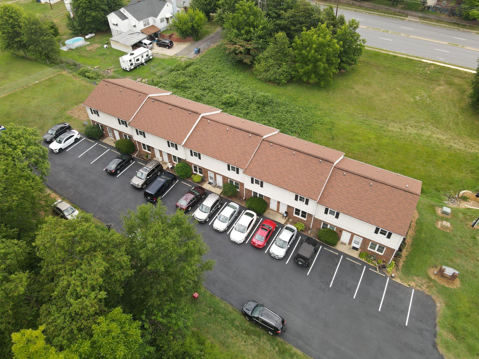 Westview Court from above