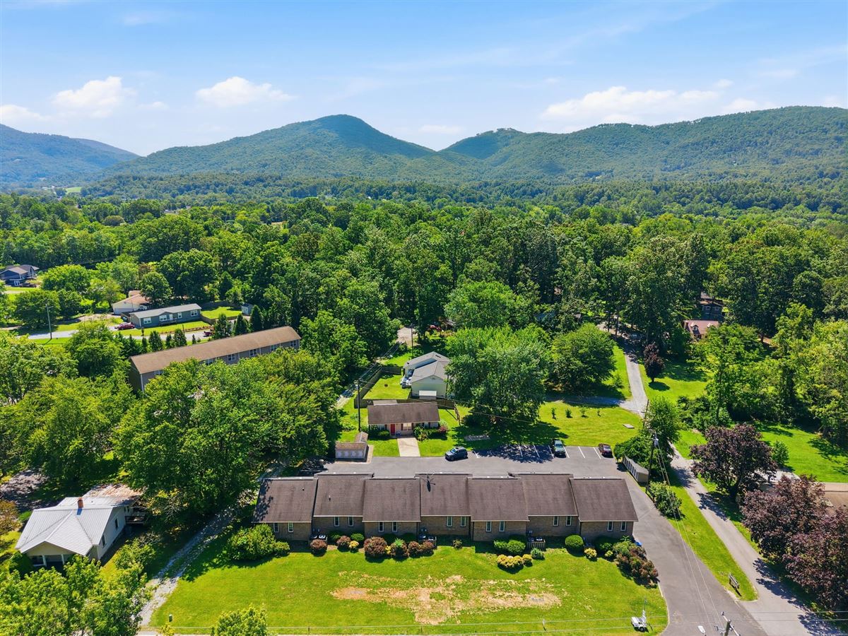 Aerial of Fletcher Townhomes