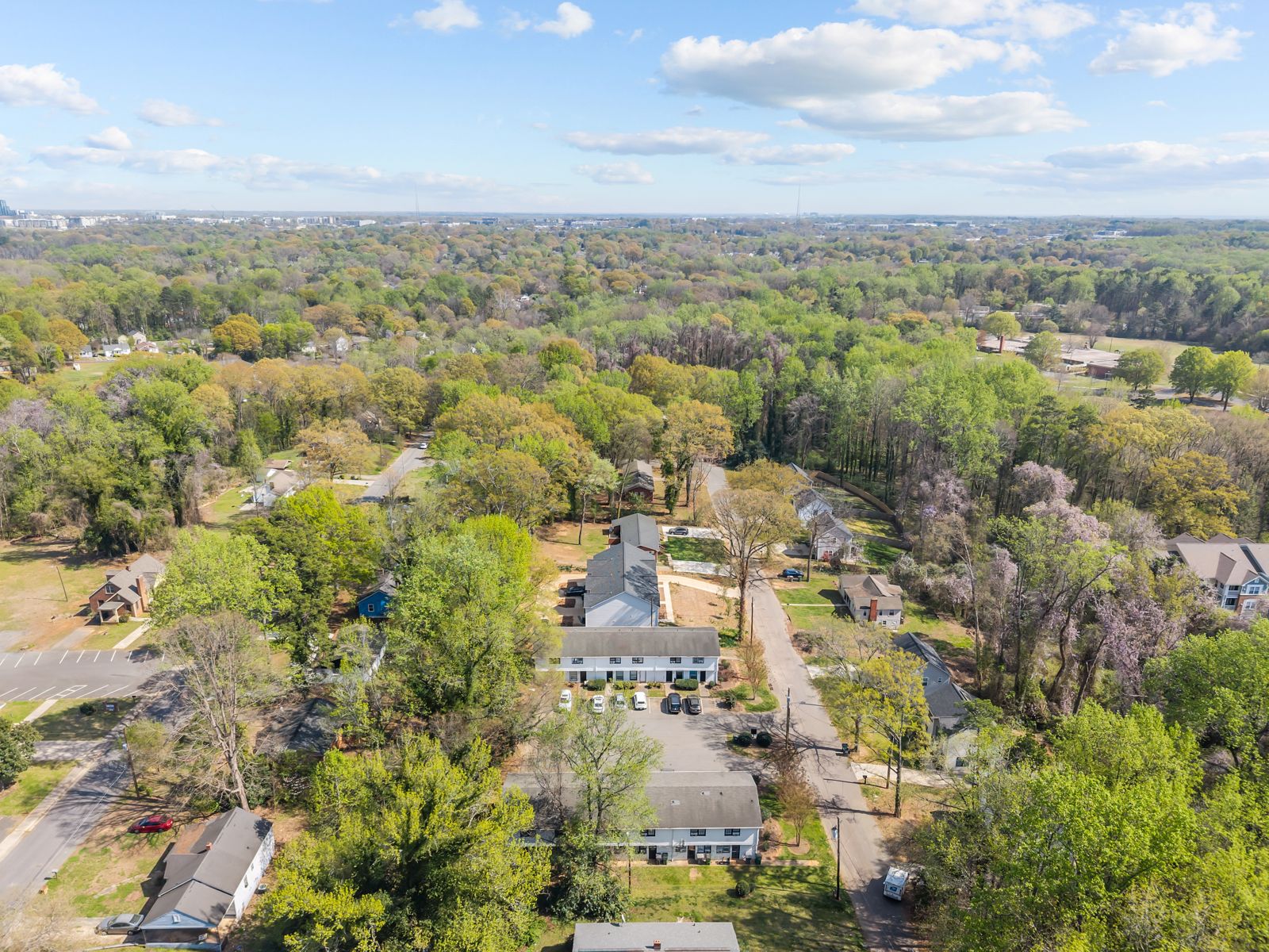 Townhomes and parking