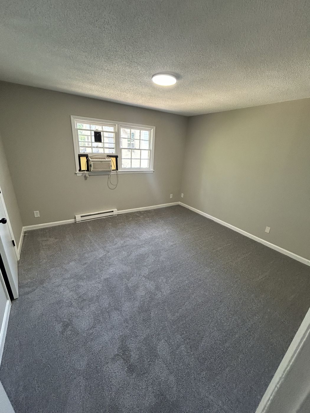 Carpeted bedroom