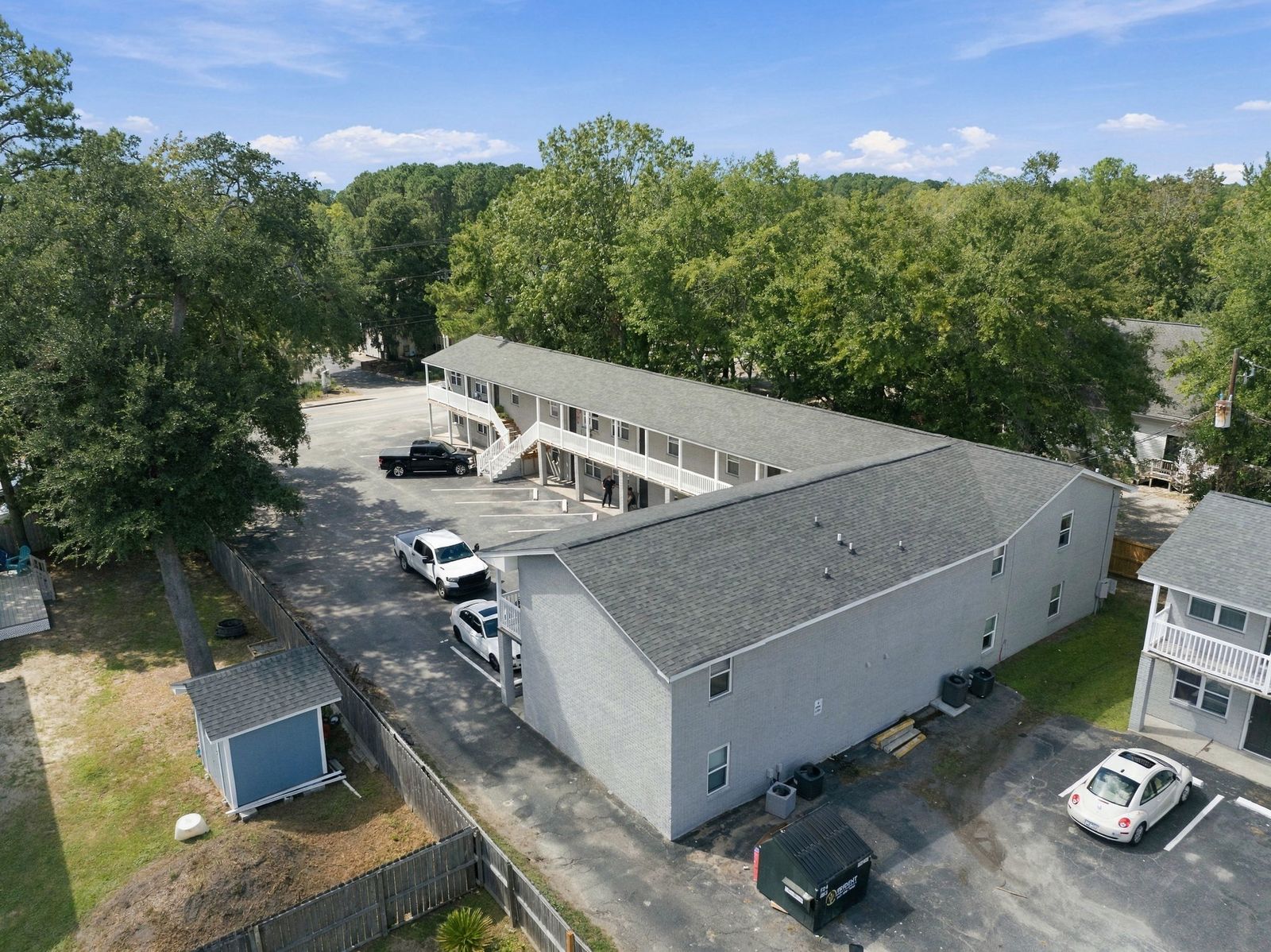 Building and parking from above