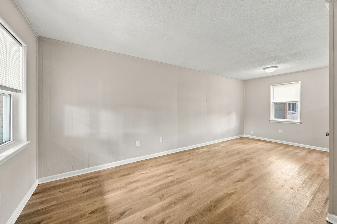 Living and dining area, as photographed