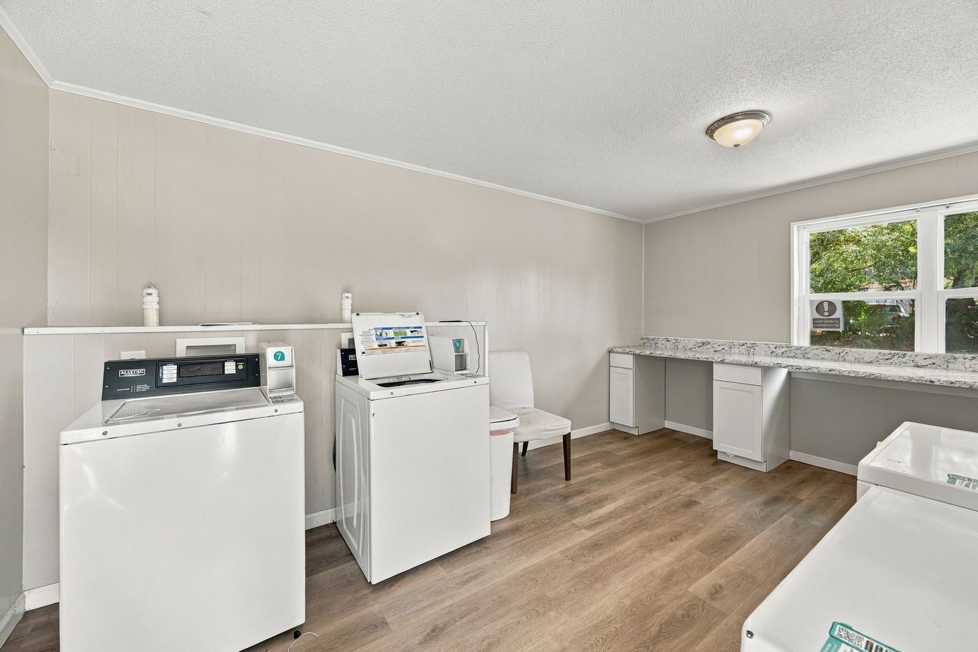 On-site laundry room